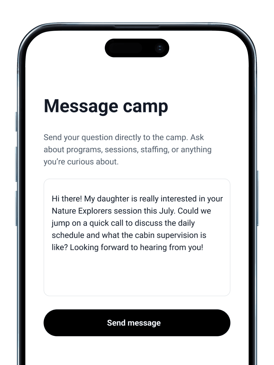 Inquiries land straight in your inbox