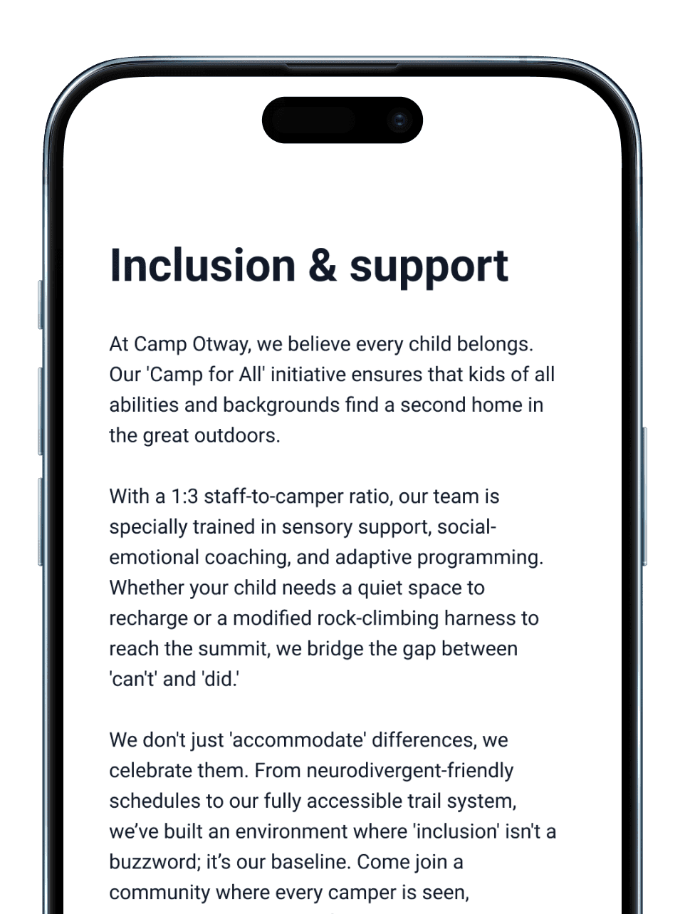 Target your ideal camp families